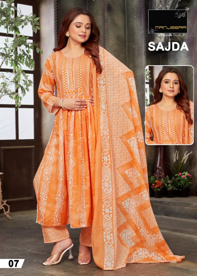 Sajda By Manjeera Designer Salwar Suits Catalog